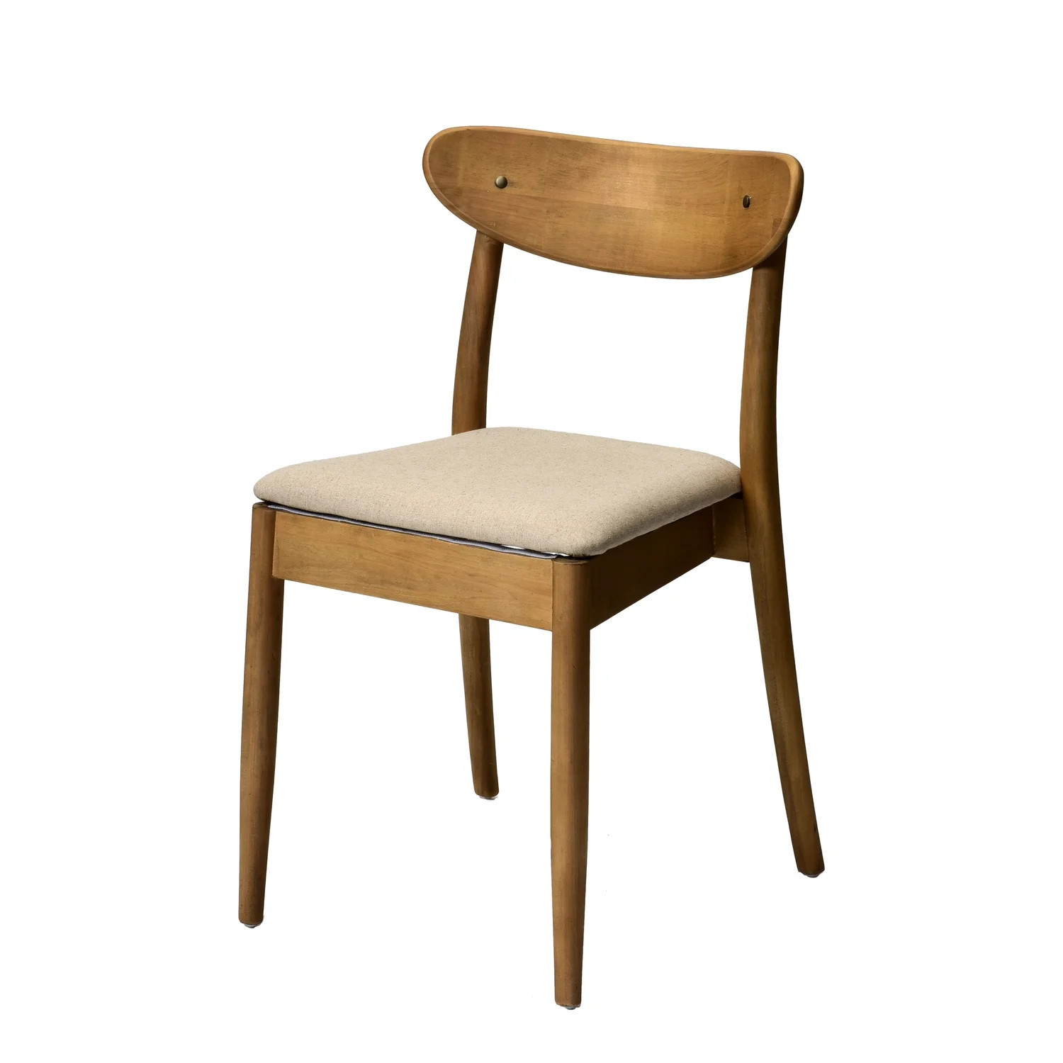 Commerical Seating Products Mid Century Cafe Dark Walnut Dining Chairs | Walmart (US)