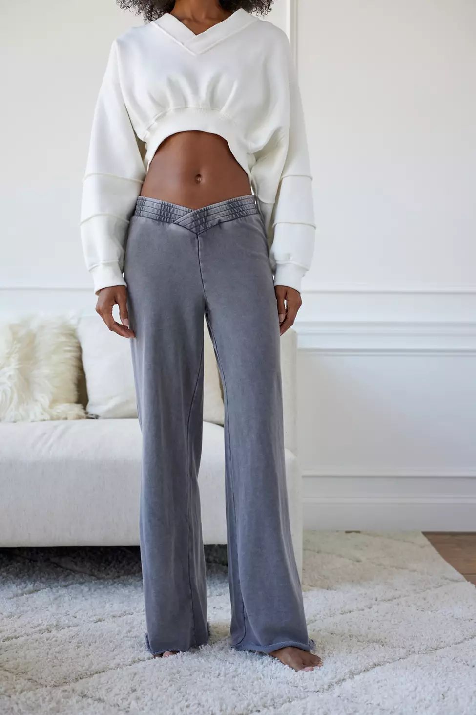 Out From Under Jody V-Front Wide Leg Pant | Urban Outfitters (US and RoW)