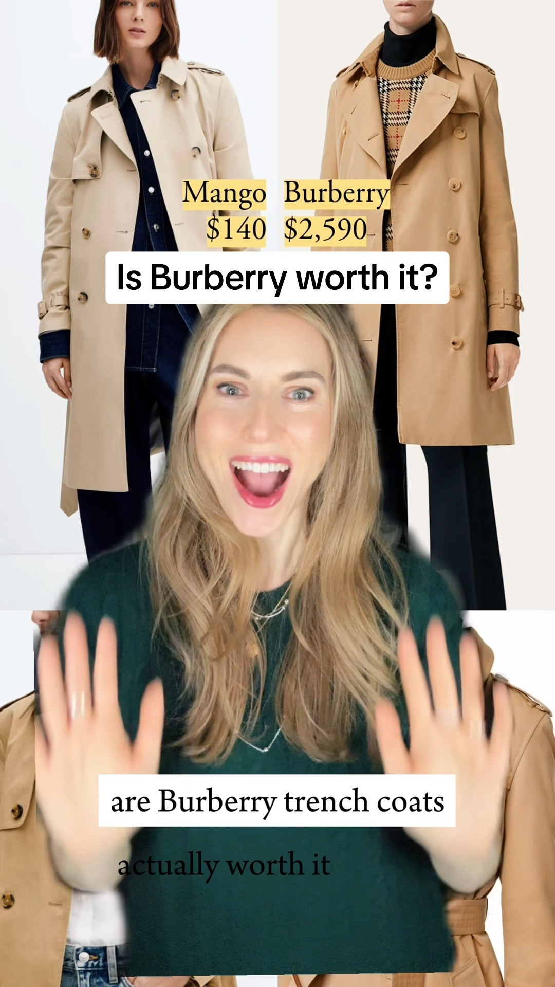 Once you’ve eliminated trench coats for inferior fabric, there are a few structural details to check.

The collar frames the face. Getting as close as possible to Burberry is my goal for classic trench coats. Flowy or avant garde trench coats have separate conventions.

I prefer having epaulettes, but they’re not as important as the shape of the collar.

The gun flap is a detail that a lot of designs get wrong. It’s rare to find a true fashion faux pas, but here we are. The gun flap’s purpose is to seal the lapel in place once it’s buttoned all the way up. 

Therefore, the gun flap needs to be sewn on the side with the buttons. The side with the button holes is on top, then the gun flap covers the upper corner.

I don’t think this detail is widely understood. Maybe it’s not a deal breaker for everyone. Once you see it, you can’t unsee it.

The back mini cape is designed to move water away from the body. This design detail also adds to the polish of the backside. Trench coats are generally made of cotton, a fabric which often has the grace of crumpled paper. The mini cape gives the back the appearance of sleek structure.

#LTKtravel #LTKVideo #LTKstyletip