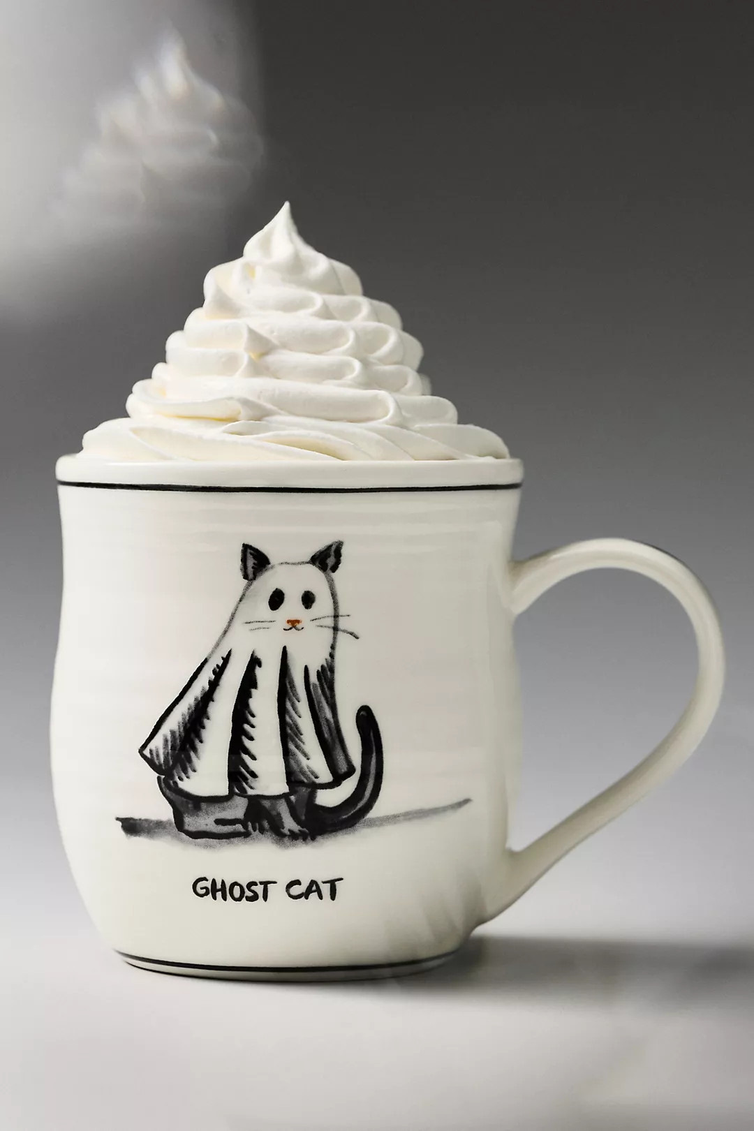 Molly Hatch Stoneware Halloween Cat Mug | Anthropologie (US)