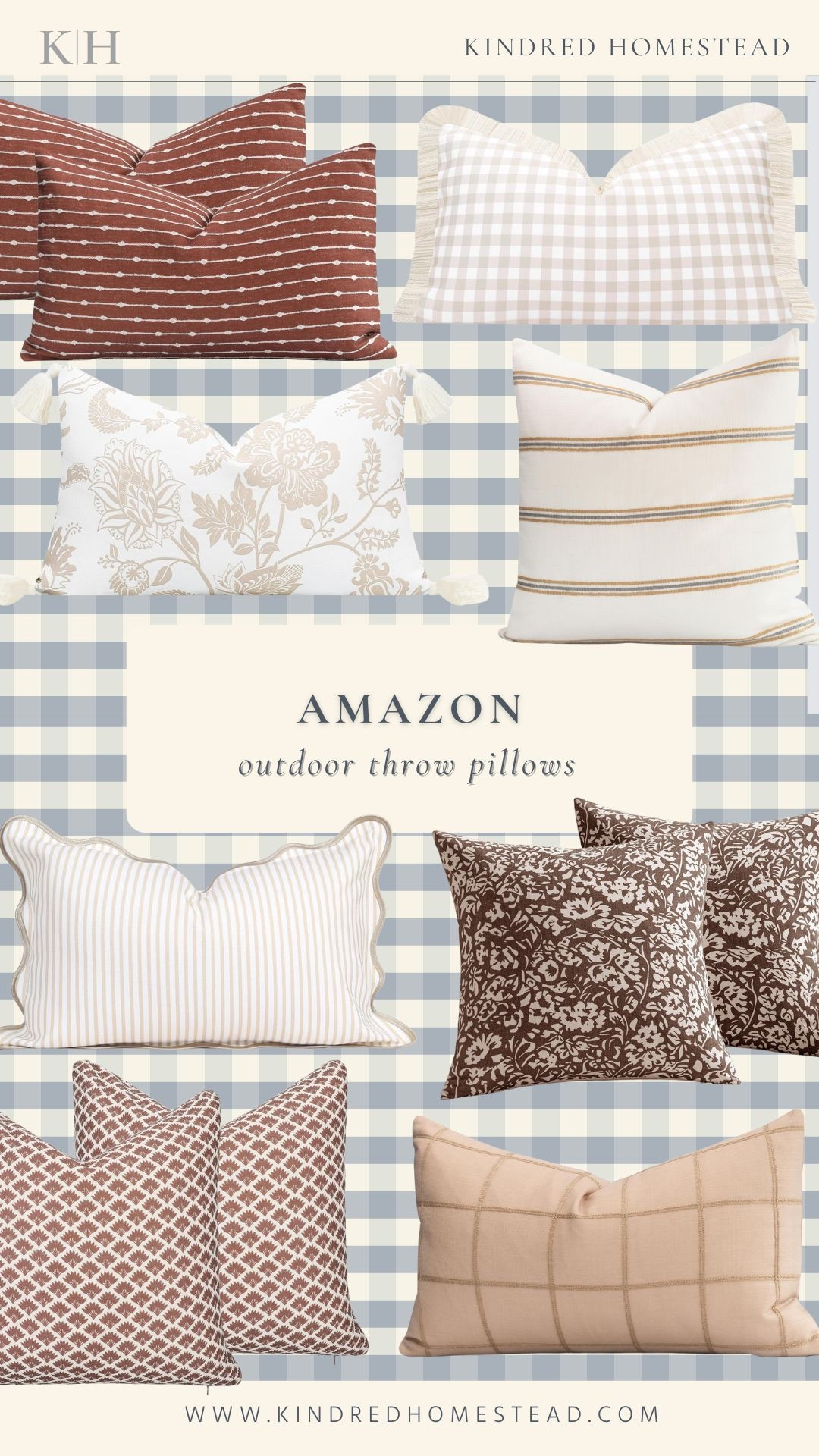 Outdoor Amazon throw pillows for fall front porch decor and fall home decorating

#LTKSeasonal #LTKHome