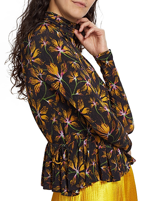 Nina Floral Jersey Top | Saks Fifth Avenue