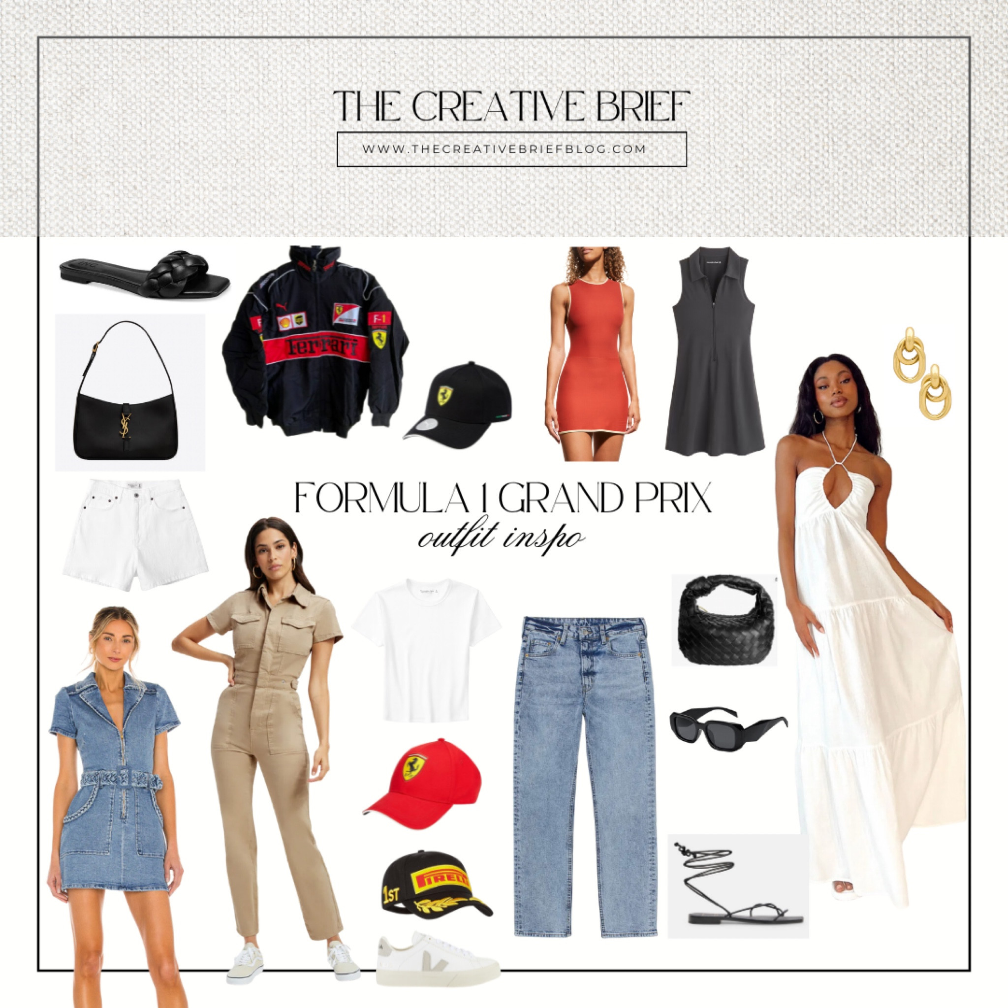 Formula 1 Grand Prix outfit inspo, formula one outfit, formula one racing, formula1, Ferrari racing jacket, race day outfit, adidas, Ferrari racing

#LTKeurope #LTKtravel #LTKunder100