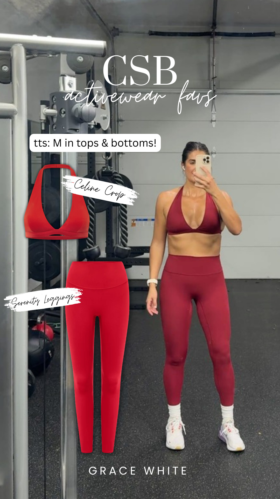 My staple fitness wear brand!

tts: m

csb, csb fitness, activewear, activewear brands, cherry red, grace white fit, grace white 

 #LTKgrwm #LTKootd #LTKfitnessgoals