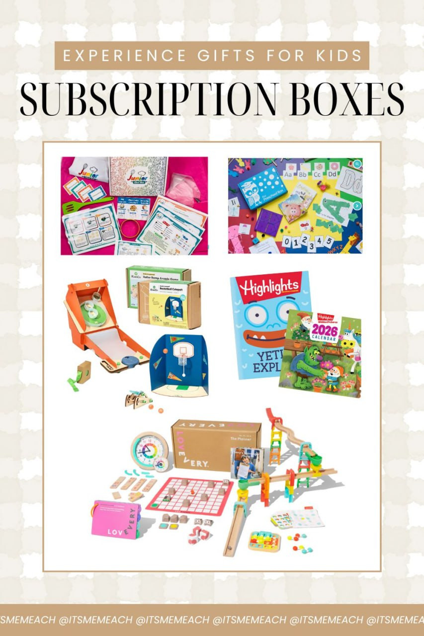 Experience gifts are always my favorite and these subscription boxes keep kids learning, creating, and exploring long after the holidays are over. So many fun themes to choose from, and I love how each delivery sparks curiosity and excitement. 

 #LTKCyberWeek #LTKGiftGuide #LTKKids