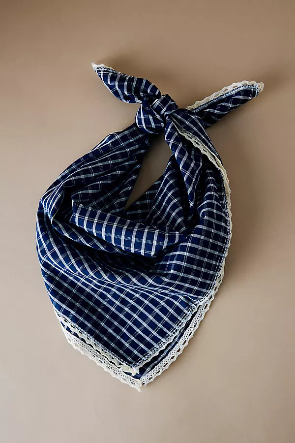 Checked Headscarf | Anthropologie (UK)