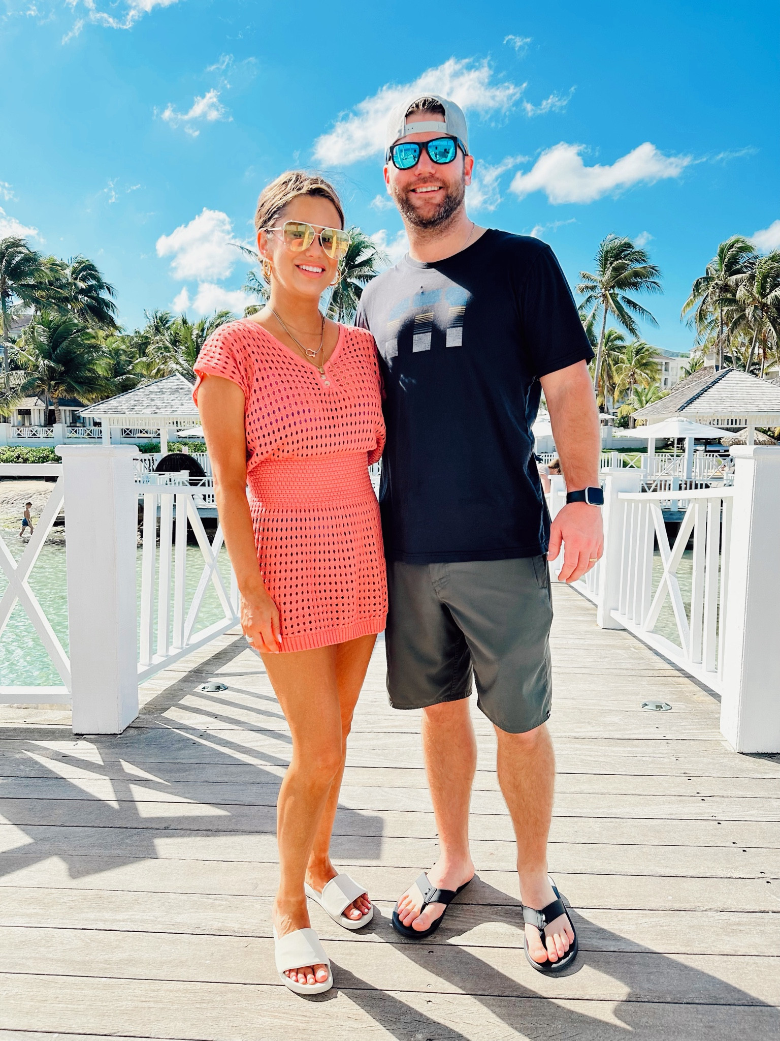 Beach day!

Cover up- Size medium 
Bikini top- large 
Bikini bottom- size medium 
Slides TTS

Resort wear, vacation, beach, swimsuits 

#LTKstyletip #LTKitbag #LTKtravel