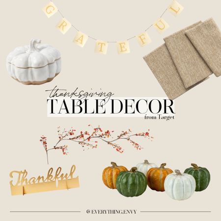 Thanksgiving Fall Table Decor from Target 🍂

#LTKHoliday #LTKSeasonal