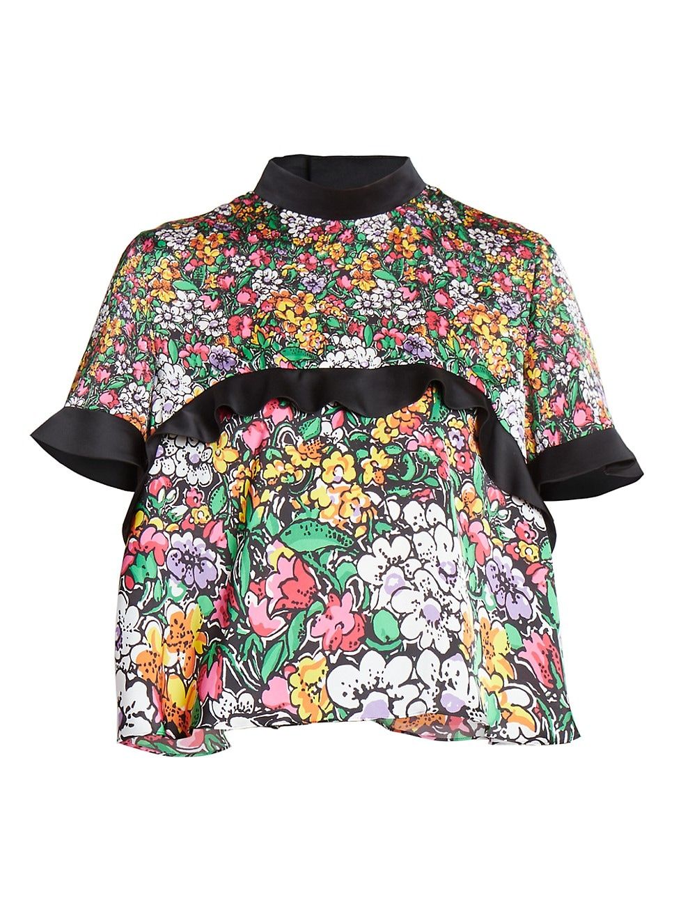 Floral Boxy Top | Saks Fifth Avenue