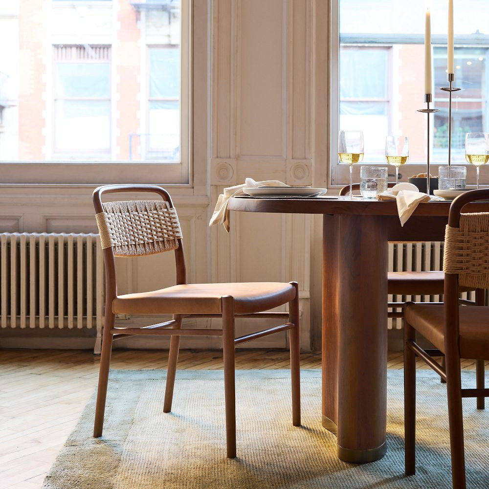 Eindhoven Leather Dining Chair | West Elm (US)