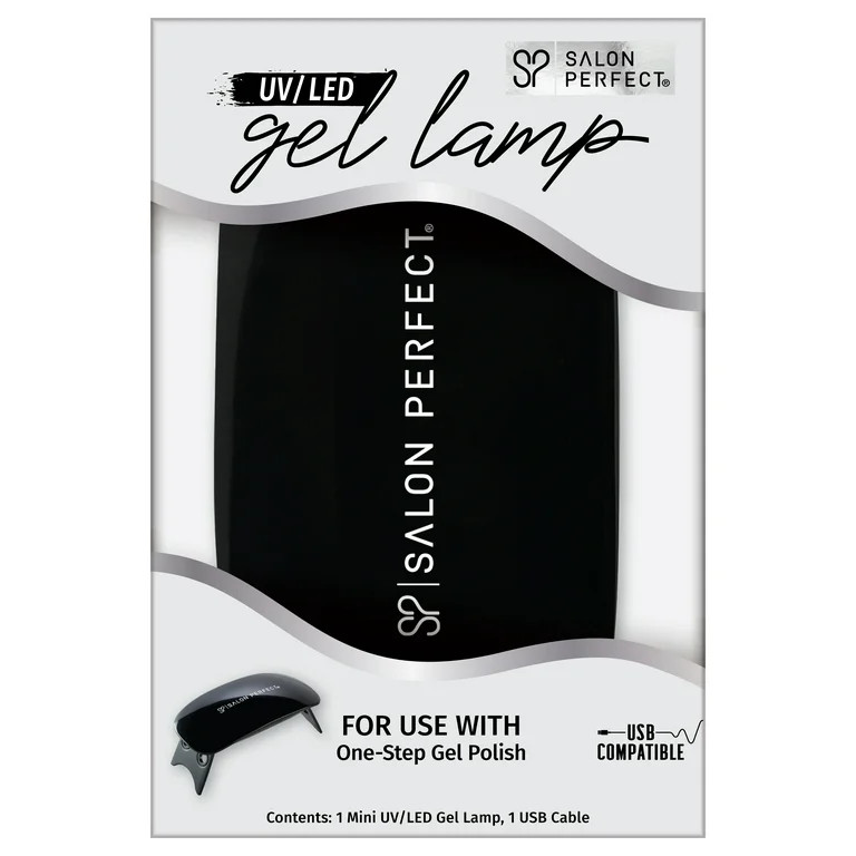 Salon Perfect Mini Gel Polish UV LED Nail Dryer Lamp with USB Charger, Nail Care Accessory | Walmart (US)