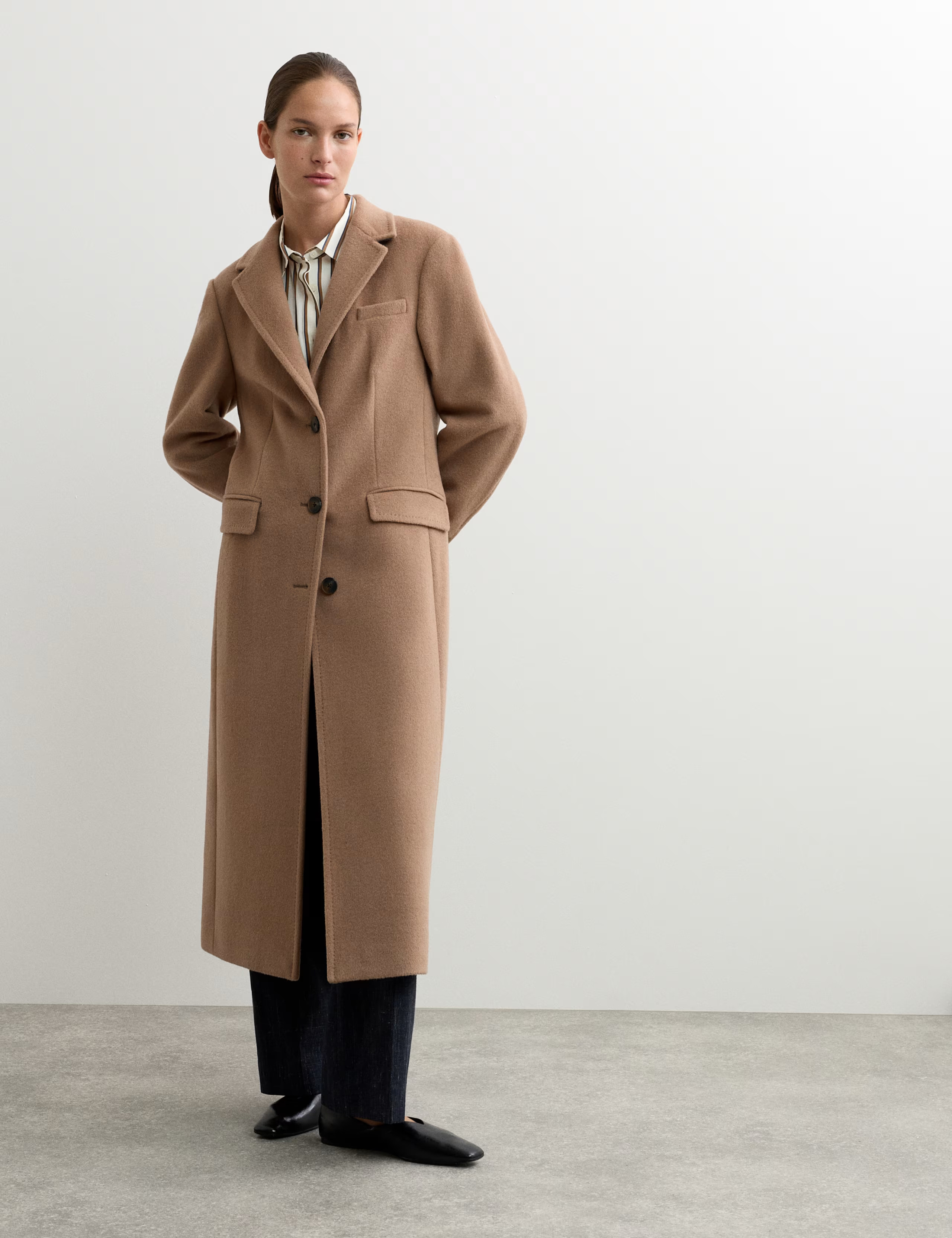 Pure Wool Boyfriend Coat | Marks & Spencer (UK)