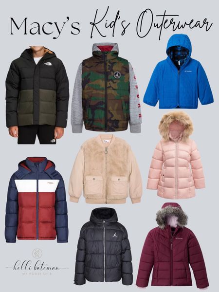 Macys Kids Outerwear Coats and jackets.
Macy’s is currently offering 30% off.
#kidclothes #coats #outerwear 

#LTKkids #LTKSeasonal #LTKGiftGuide