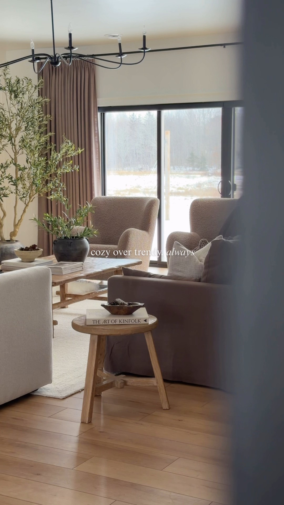 This space is all about warm wood tones, soft layered textures, and neutral pieces that actually make the room feel calm and lived-in.
Nothing fussy, nothing forced — just cozy layers, earthy tones, and timeless staples I reach for again and again.
If it feels warm and grounding, it belongs here.

#LTKhome #LTKsale #LTKstyletip