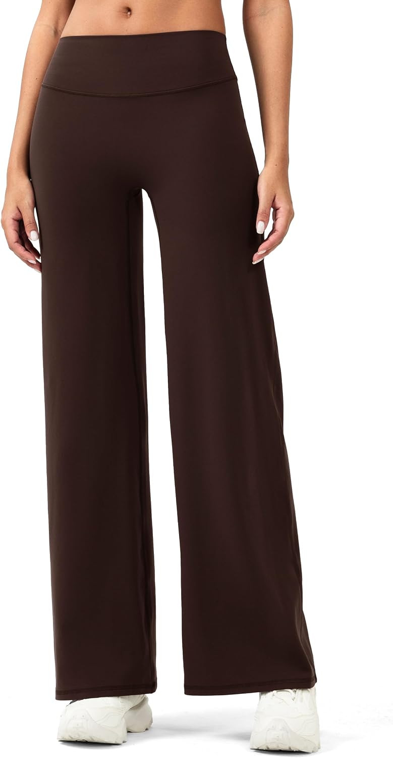 Colorfulkoala Dreamlux No Front Seam Wide Leg Yoga Pants 29.5"/31.5" | Amazon (US)