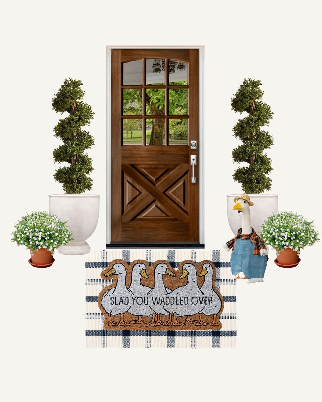 Spring front porch refresh!