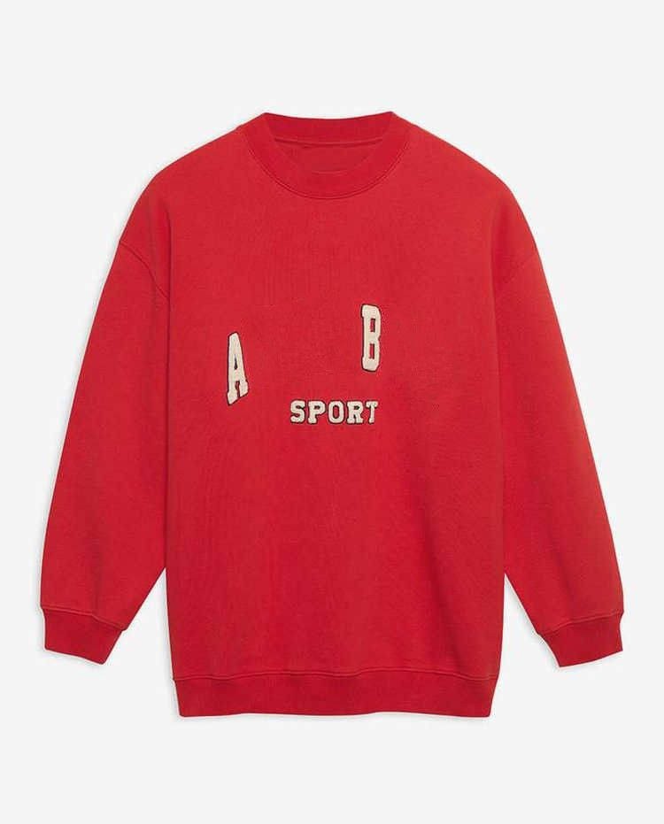 BINGs Women Sweatshirt Letter Printing Brushed Round Neck Loose Plush Sweater AB Designer Fashion... | DHGate