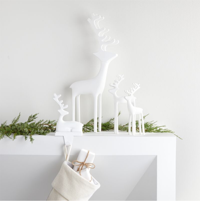 White Reindeer | Crate & Barrel | Crate & Barrel