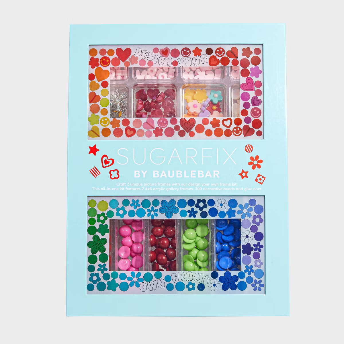 SUGARFIX by BaubleBar 2ct Embellished Frame Craft Kit Gift | Target