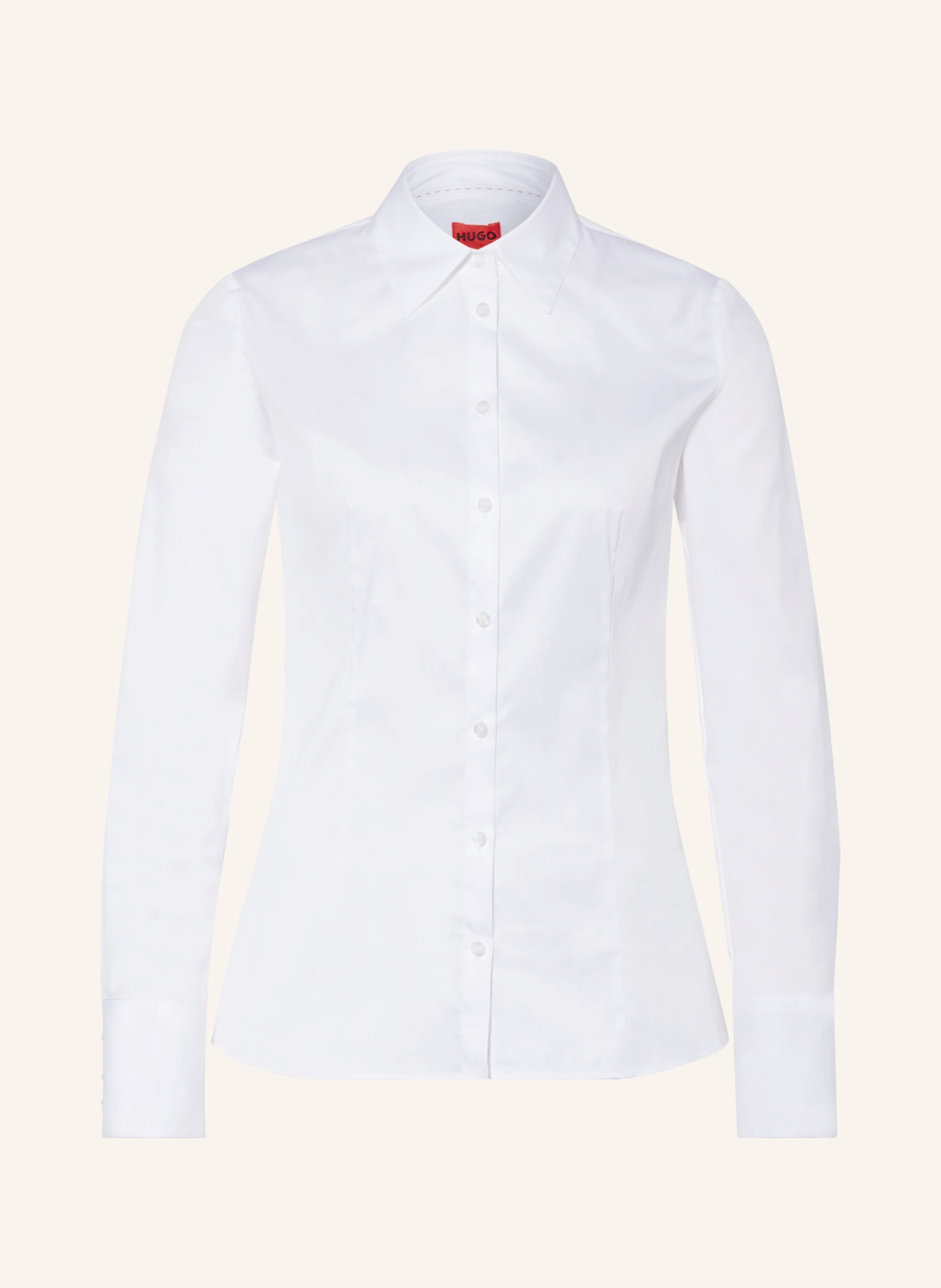 HUGO Hemdbluse THE FITTED SHIRT in weiss | Breuninger (DACH)