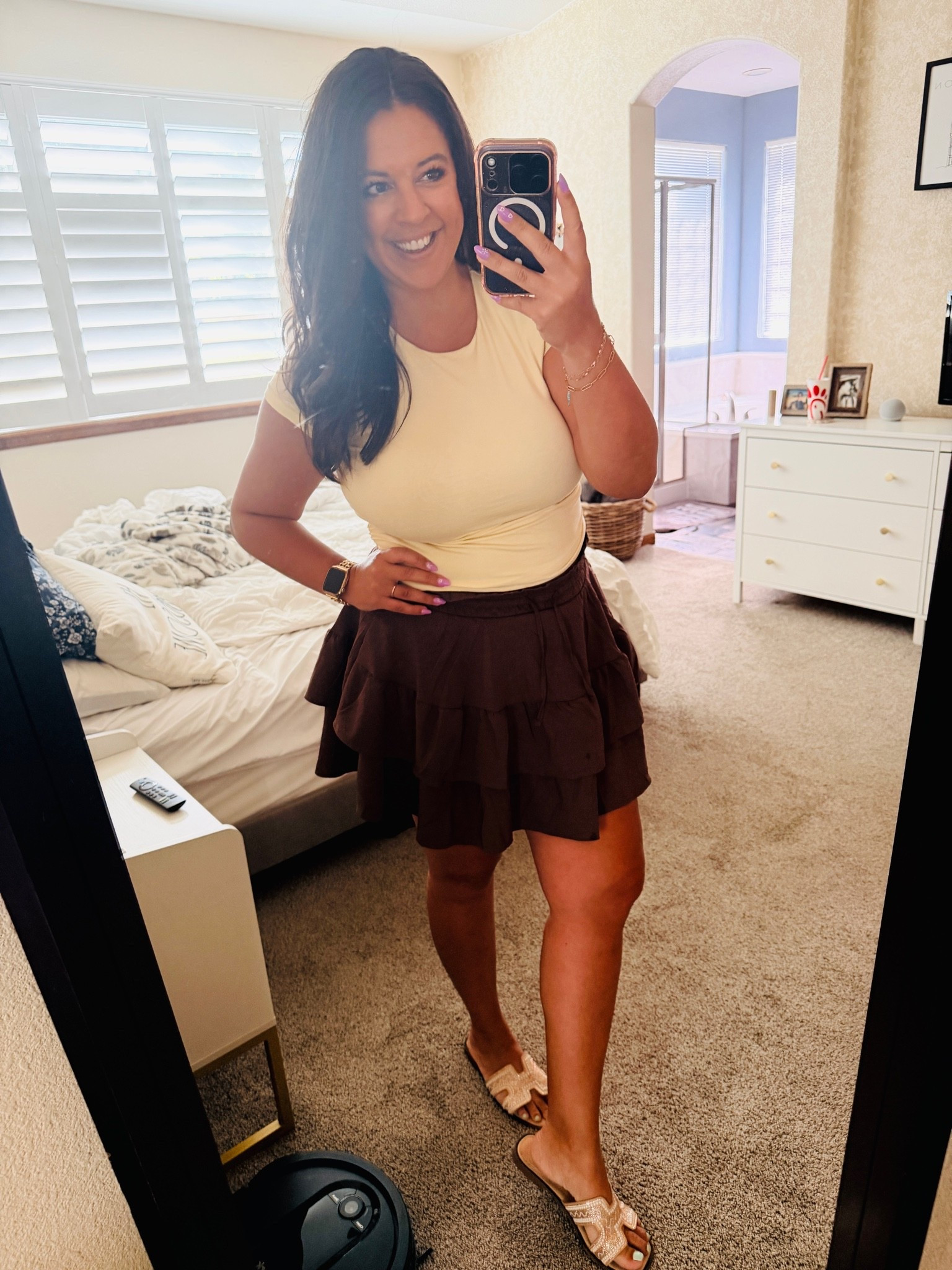 Summer Nights ☀️

The skort is so comfy! Perfect length and the shorts are stretchy underneath. Wearing my typical size large.

#LTKootd #LTKMidsize