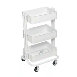 White Lexington Mini Rolling Cart by Simply Tidy™ | Michaels Stores