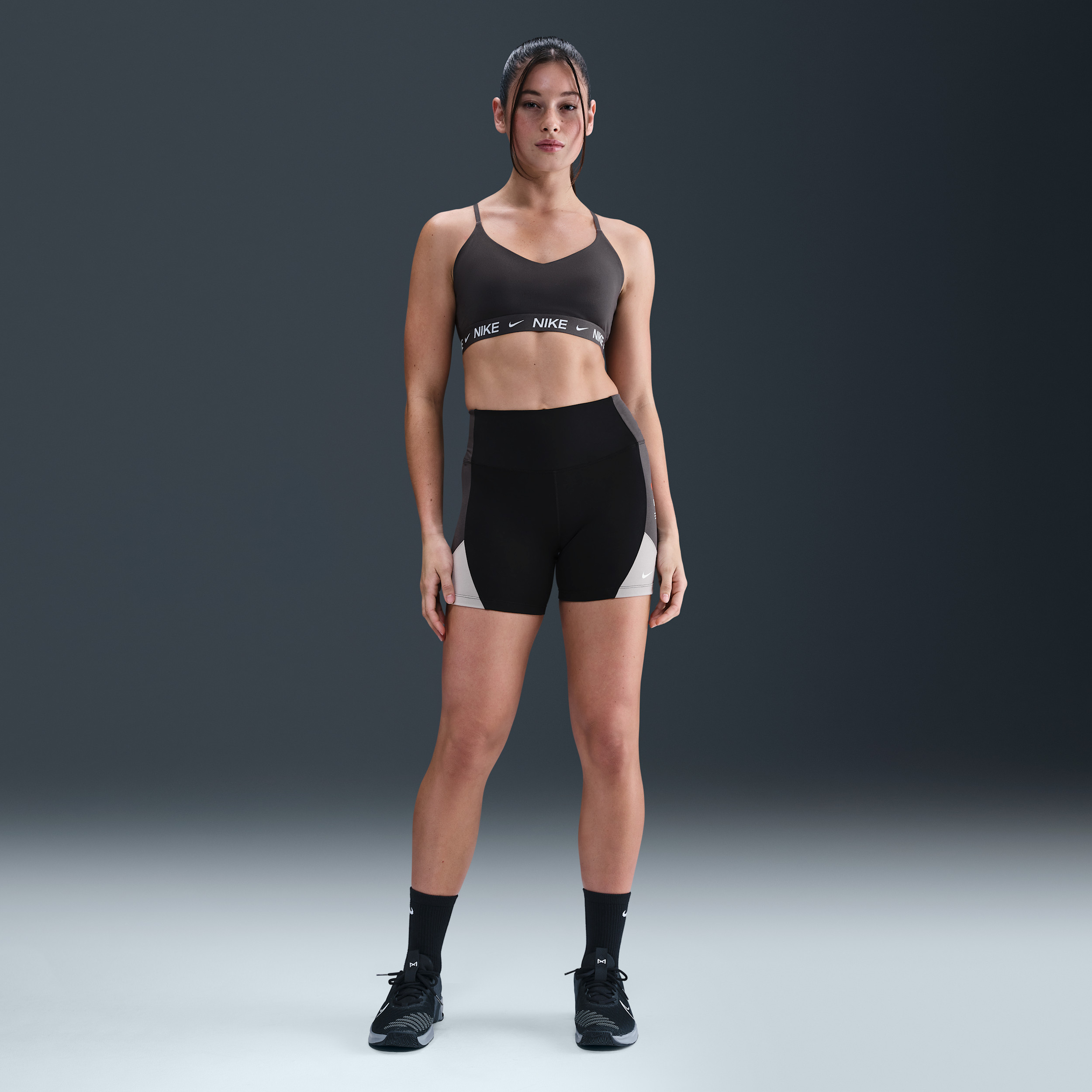 Nike Women's One High-Waisted 5" Biker Shorts in Black | II0432-010 | Nike (US)