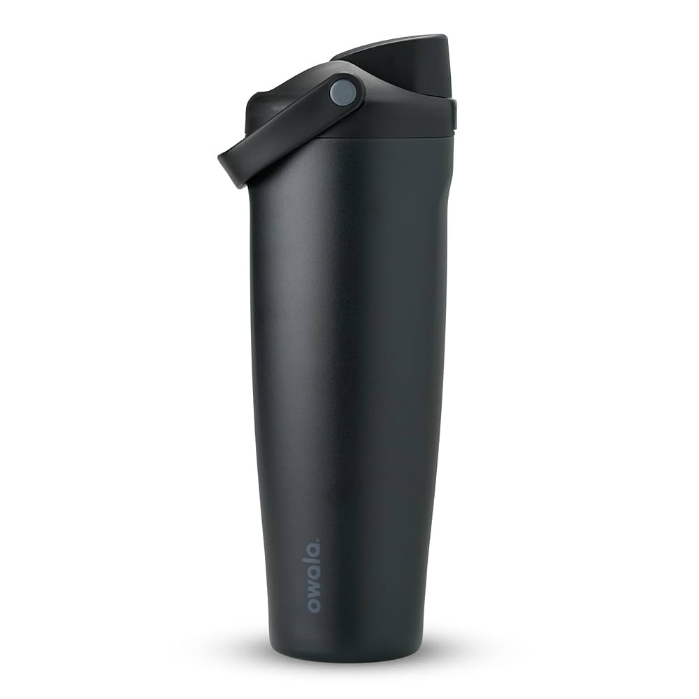 Owala FreeSip Sway - Stainless Steel - 40-oz. - Black (Very, Very Dark) | Amazon (US)