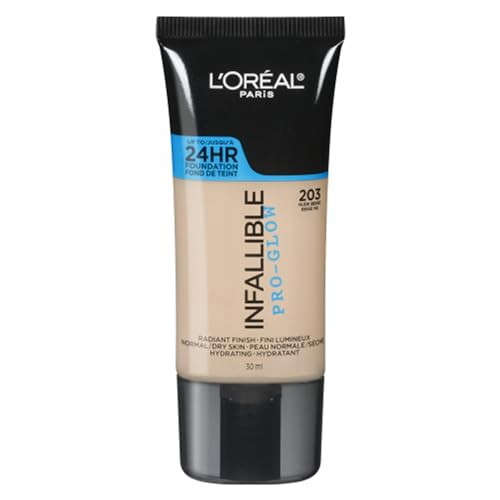 L’Oréal Paris Makeup Infallible Up to 24HR Pro-Glow Foundation, Nude Beige, 1 fl oz. | Amazon (US)