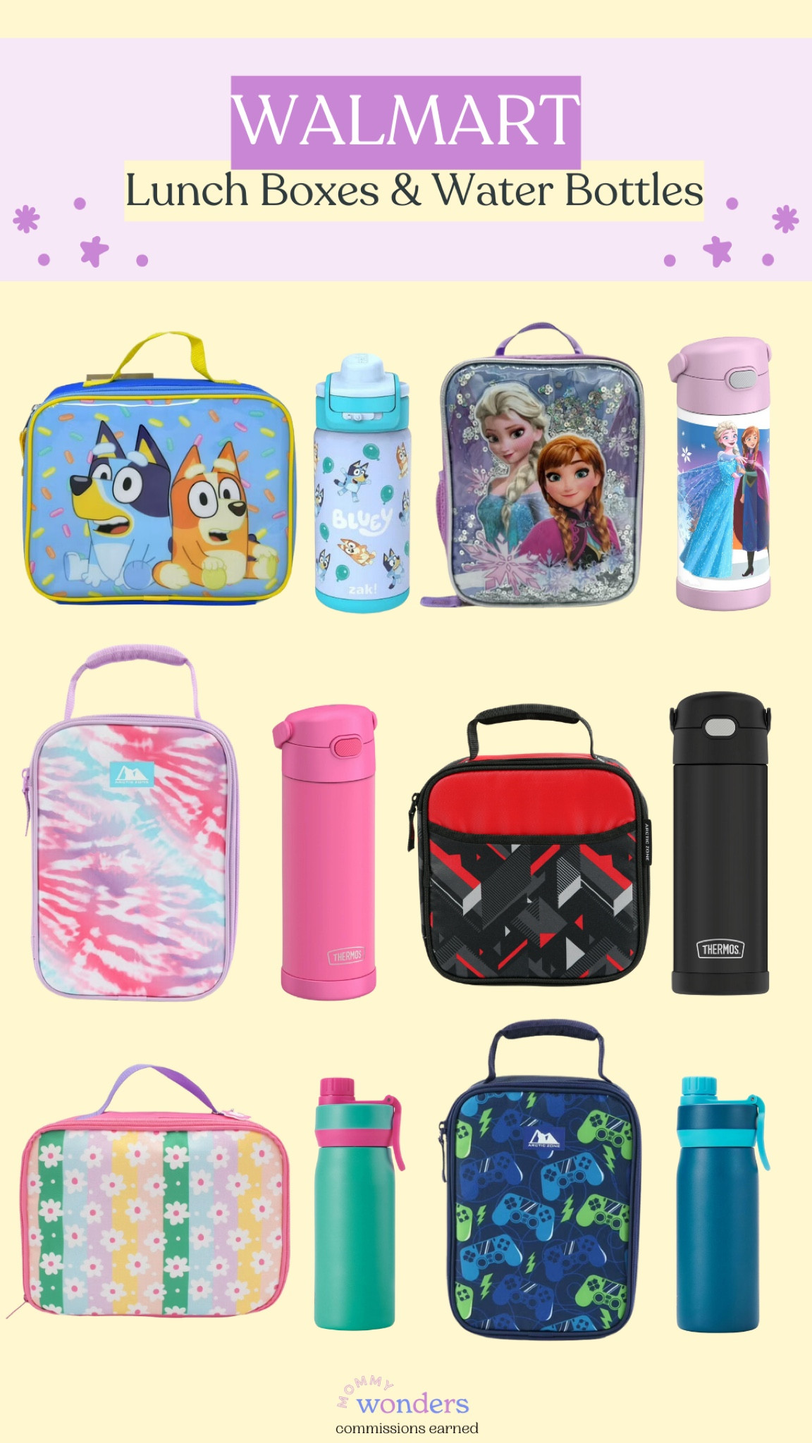 Walmart has a variety of lunch boxes and water bottles for back to school! You are sure to find something that your little one will love! 

#LTKKids #LTKBacktoSchool #LTKStyleTip