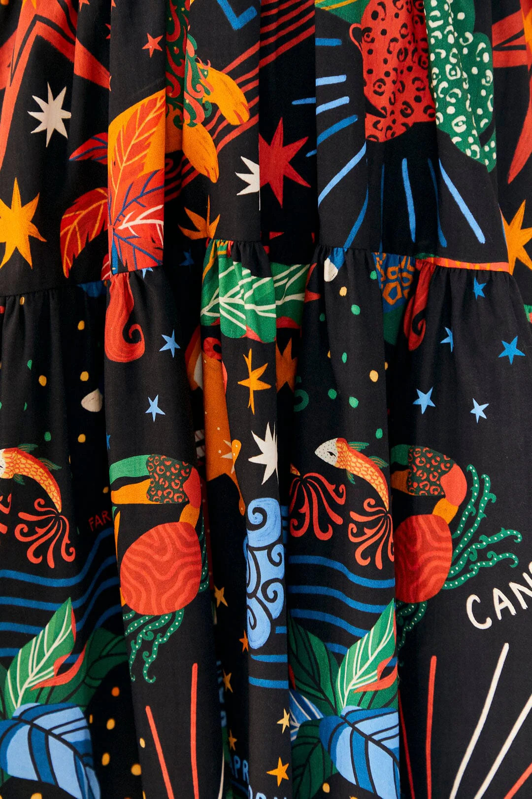 Zodiac Organic Cotton Mini Dress | FarmRio (US)