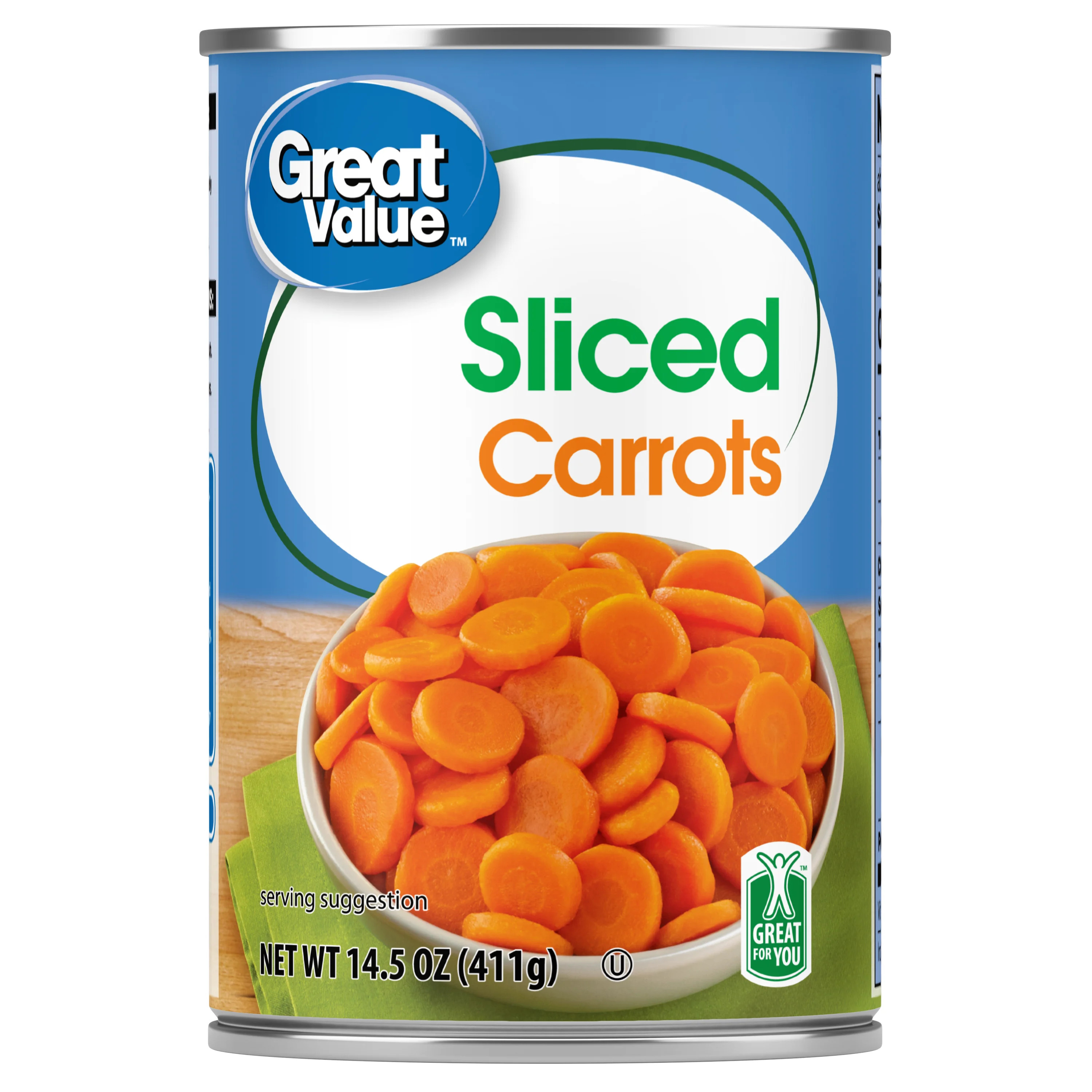 Great Value Sliced Carrots, 14.5 oz Can | Walmart (US)