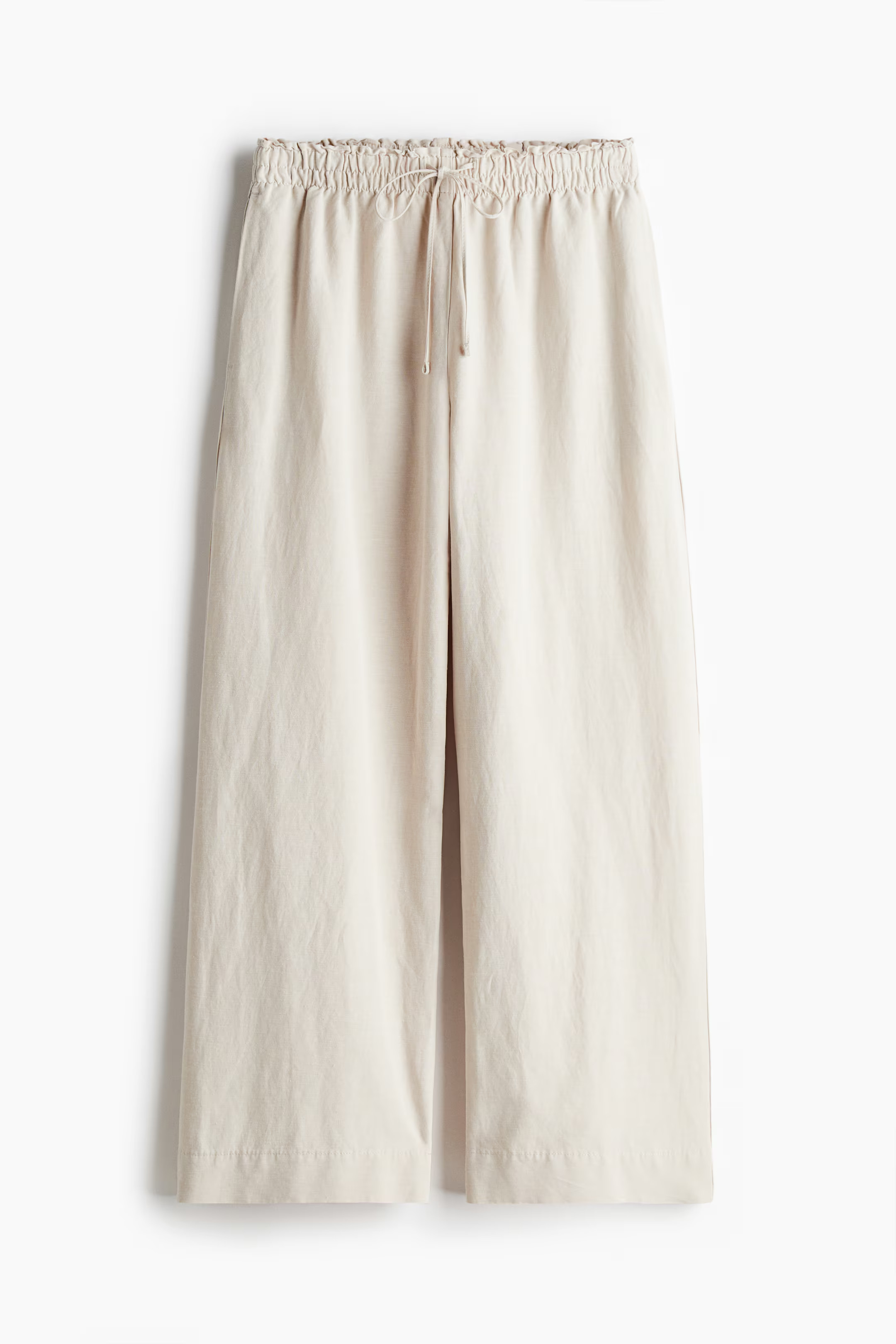Linen-blend trousers | H&M (UK, MY, IN, SG, PH, TW, HK)