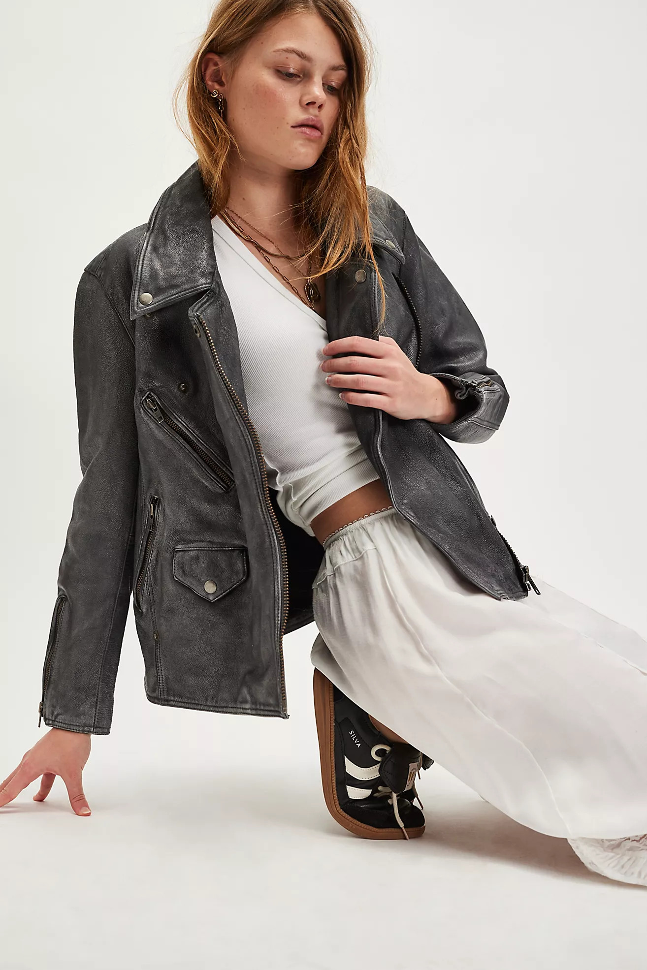 We The Free Jealousy Leather Moto Jacket | Free People (Global - UK&FR Excluded)