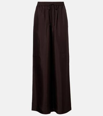 Weite Hose aus Seide | Mytheresa (DACH)
