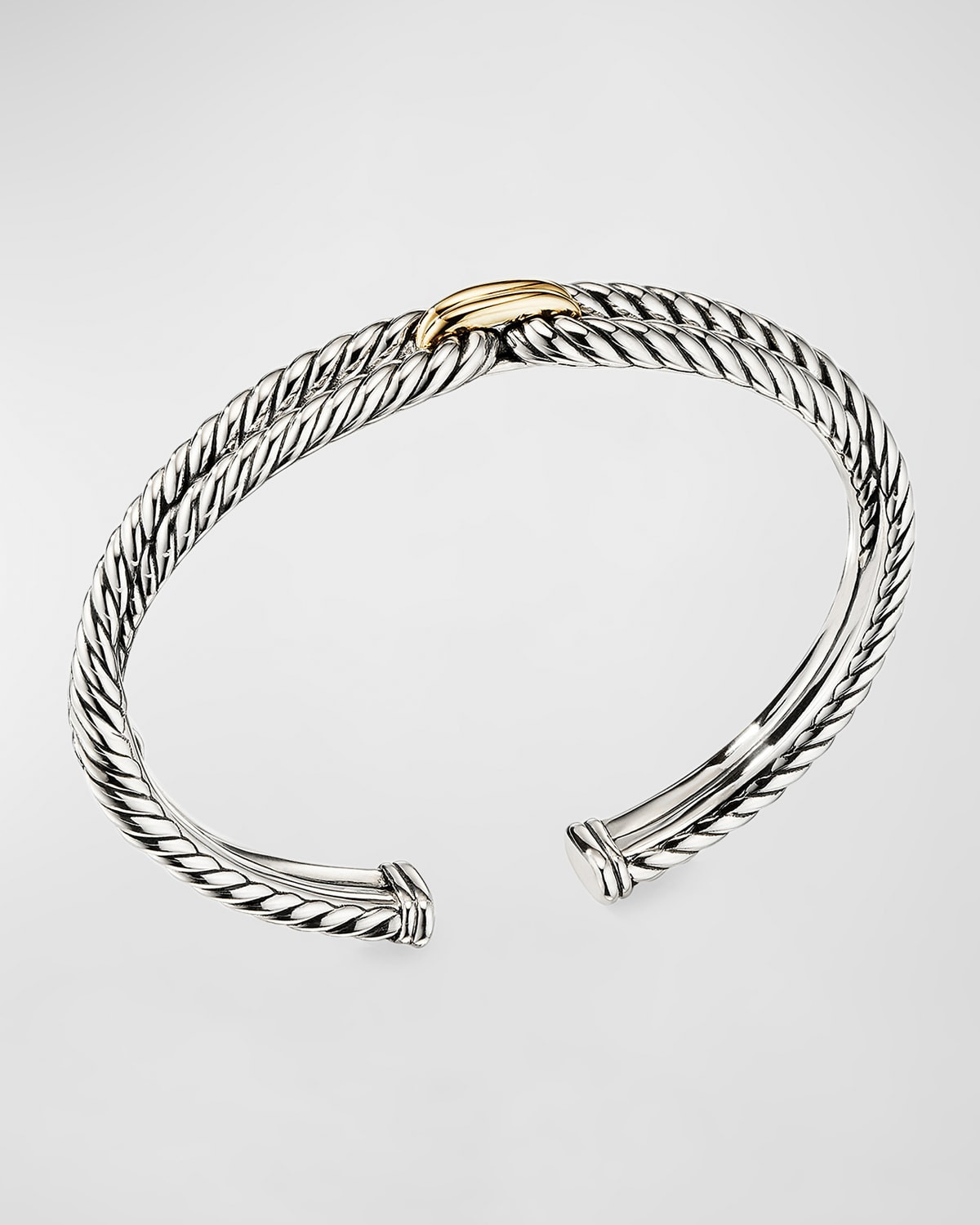 Cable Loop Bracelet with 18k Gold | Neiman Marcus