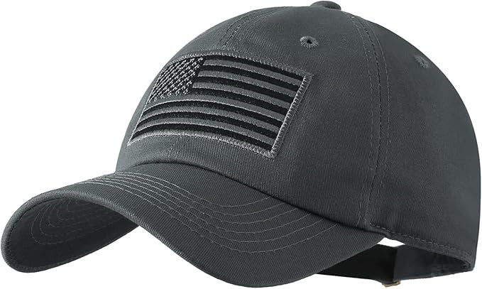 American Flag Baseball Cap for Men Women Low Profile USA Army Tactical Operator Military Plain Da... | Amazon (US)