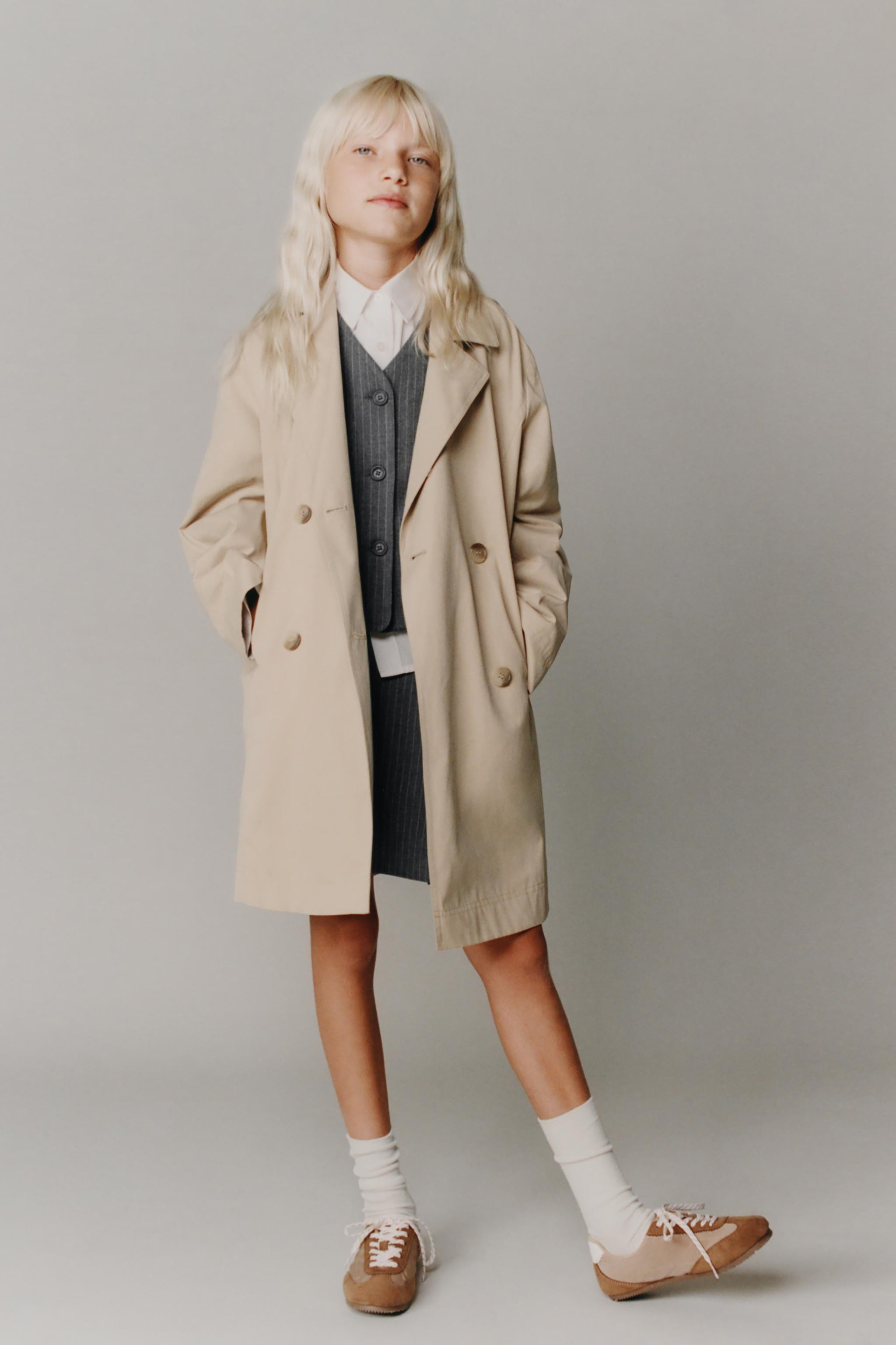 BASIC LONG TRENCH COAT | Zara US