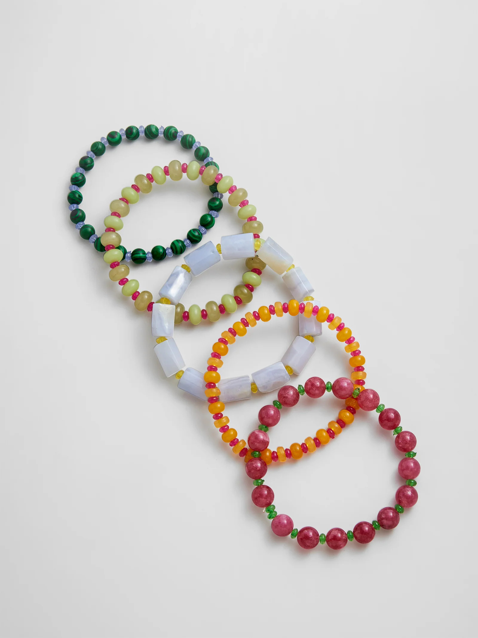 Darcy Beaded Bracelet Set - Vibrant Multi | BaubleBar