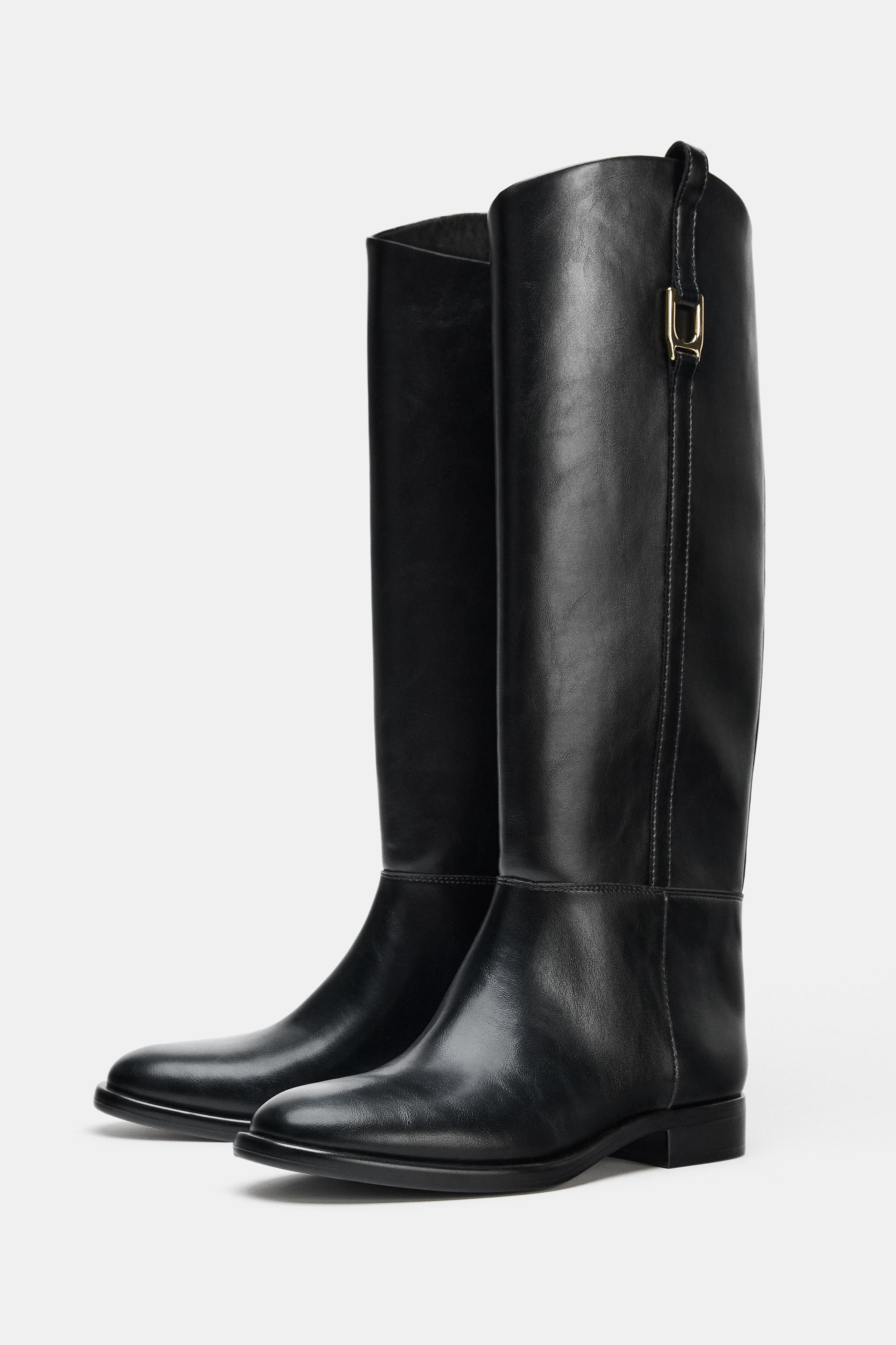 EQUESTRIAN FLAT BOOTS | Zara US