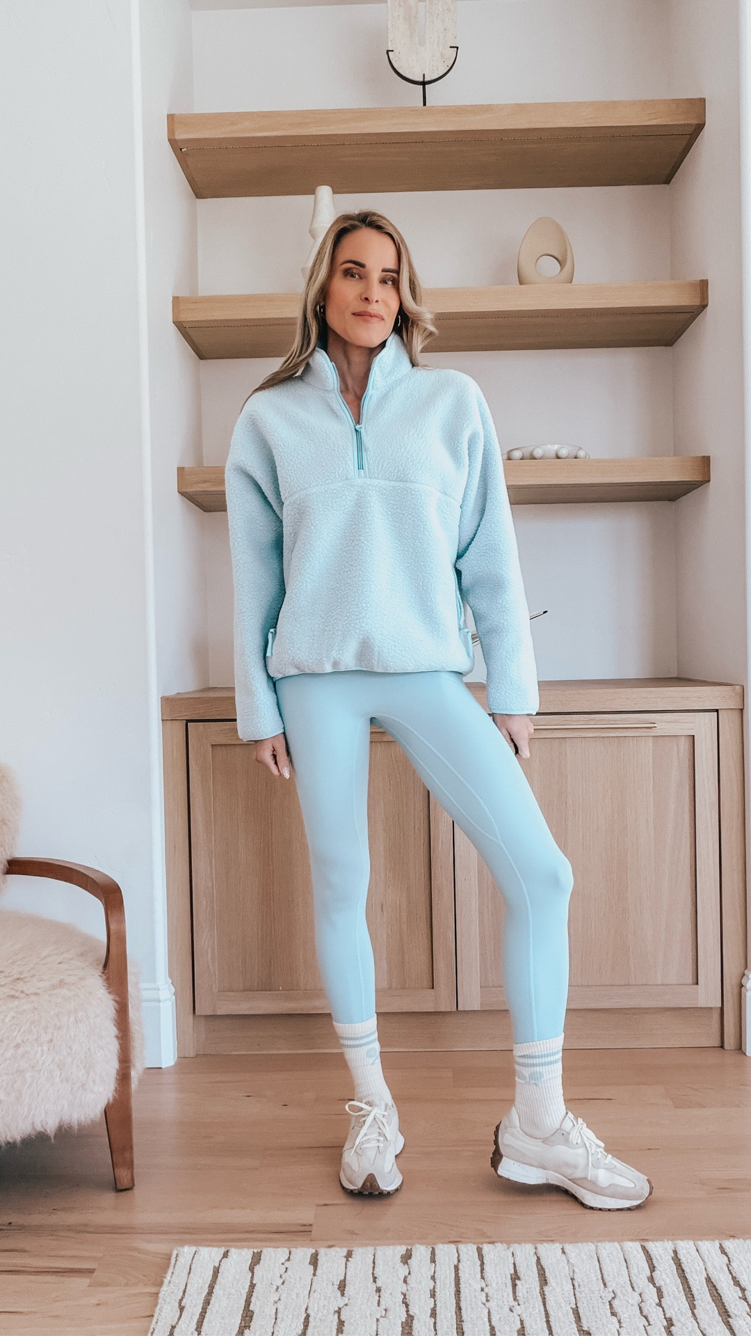 Cozy womens workout set with cropped fleece pullover

#LTKActive #LTKBeauty #LTKootd