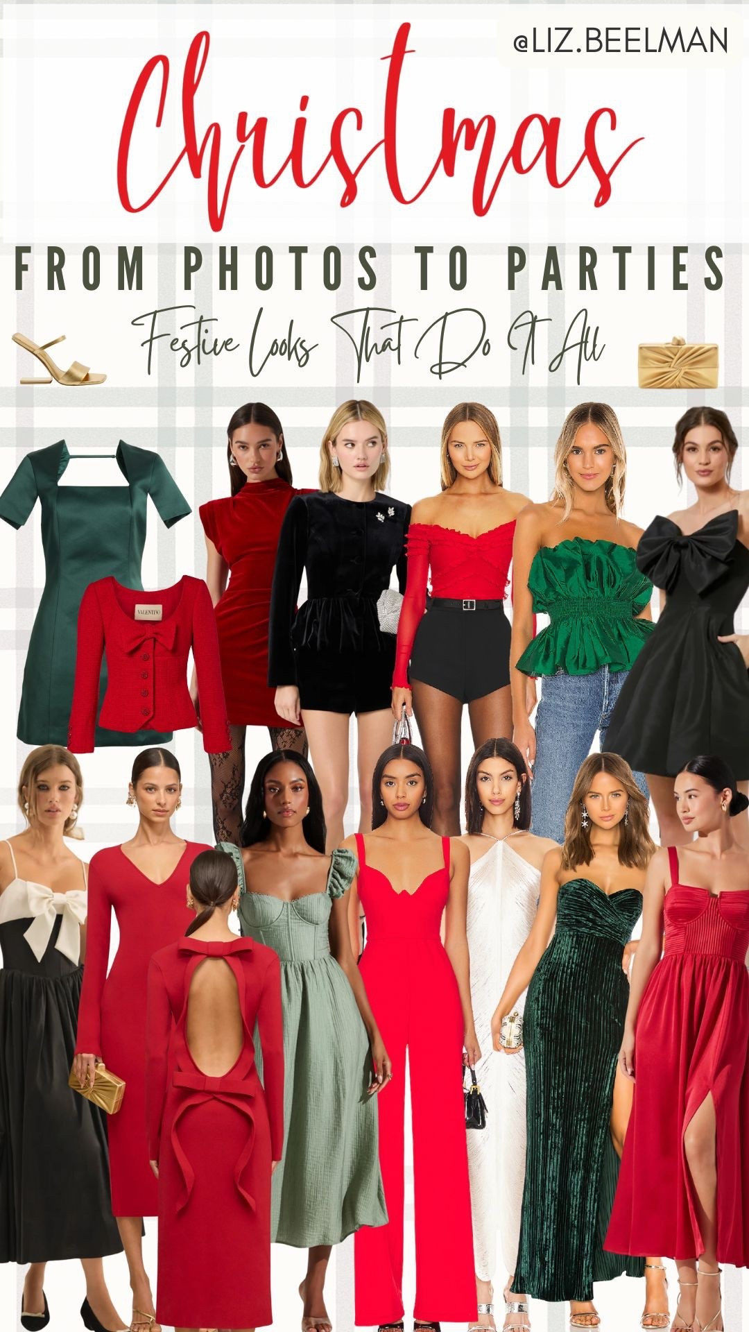 CHRISTMAS: From Photos to Parties, Festive Looks That Do It All