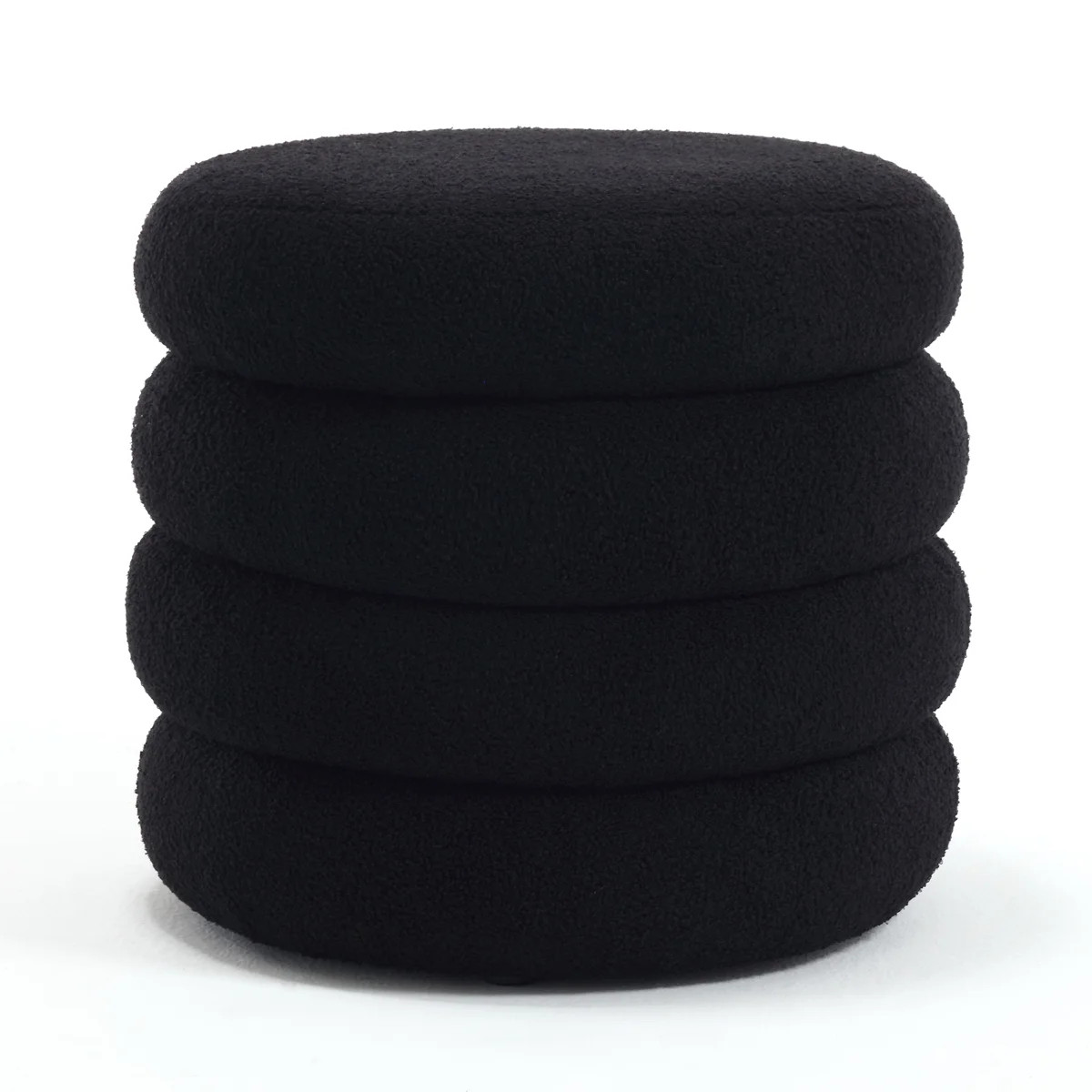 Leiani Modern 19.5" W Round Upholstered Storage Ottoman with Hidden Storage for Living Room and B... | Wayfair North America