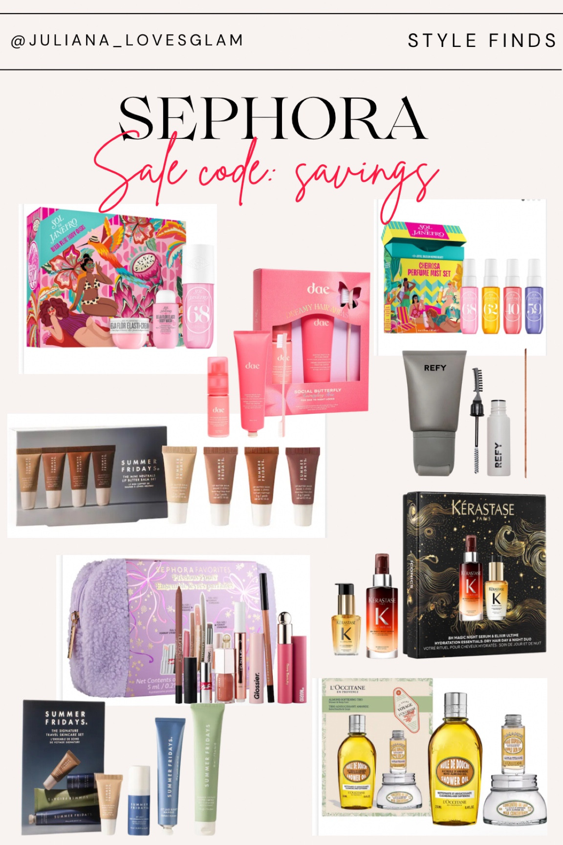 Sephora favorite product kits perfect for gifting 🎁  Use code “SAVINGS” sale ends 11/11 

Sephora sale, makeup favorites, hair favorites, beauty favorites, beauty sell 

#LTKSaleAlert #LTKGiftGuide #LTKHoliday
