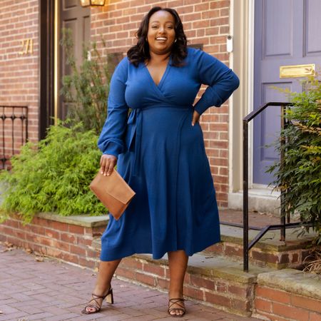 Fall is the season of sweater dresses and I’ve found some of the best from NYandCo! Classic silhouettes like this wrap dress, awesome colors & designs in straight & plus sizes. 

Wearing size XXL here

#LTKSale #LTKcurves #LTKsalealert