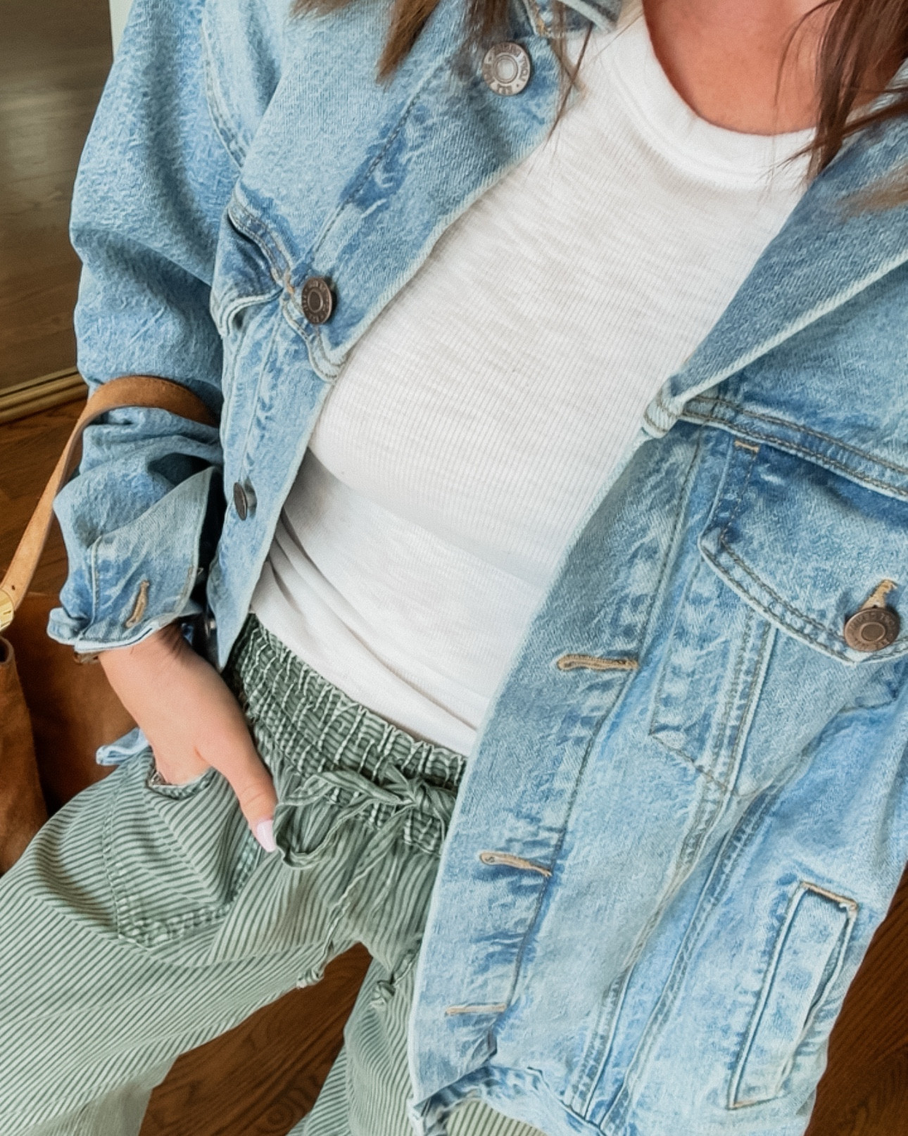 Cute lightweight, stripe pants!
I’m 5’3”. XS  

#LTKSeasonal #LTKPetite