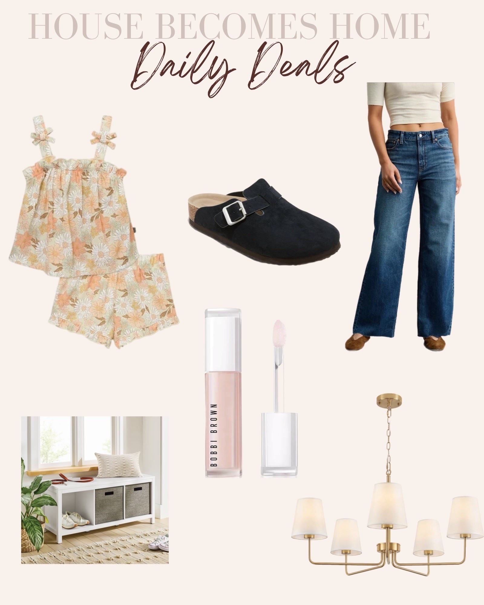 Daily deals!!


Toddler pajamas, American Eagle jeans, lip oil, chandelier, storage solutions sales!

#LTKHome #LTKBeauty #LTKSaleAlert