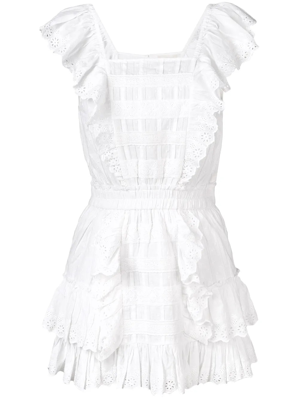 Love Shack Fancy Margaret dress - White | FarFetch Global