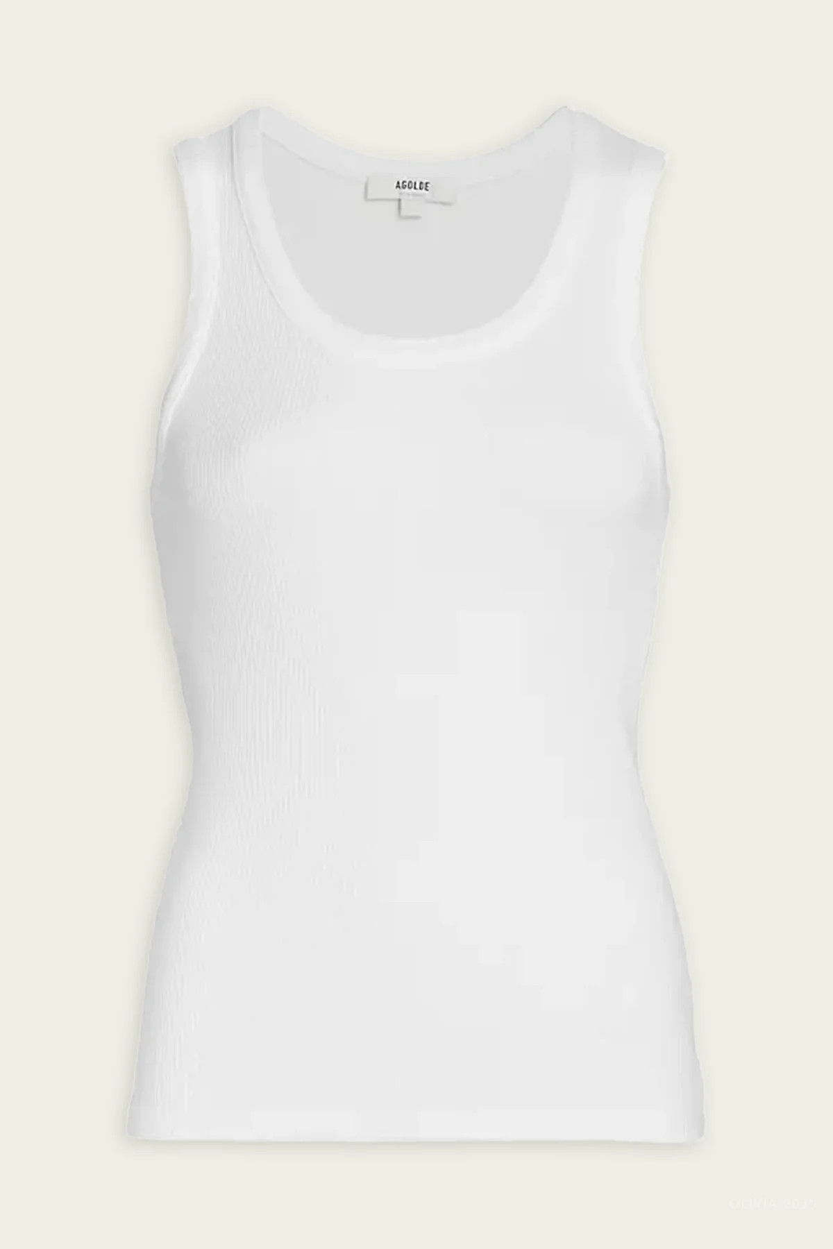 Shrunken Poppy Tank in White - White S | Shop Olivia