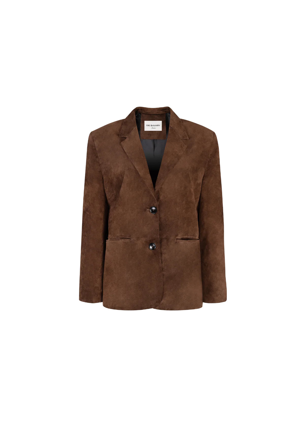 Brown Suede Blazer | DE SAVARY LONDON
